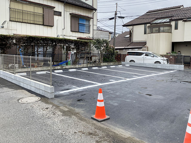 駐車場整備工事 施工後